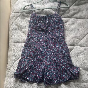 Blue Rain Navy Floral Dress